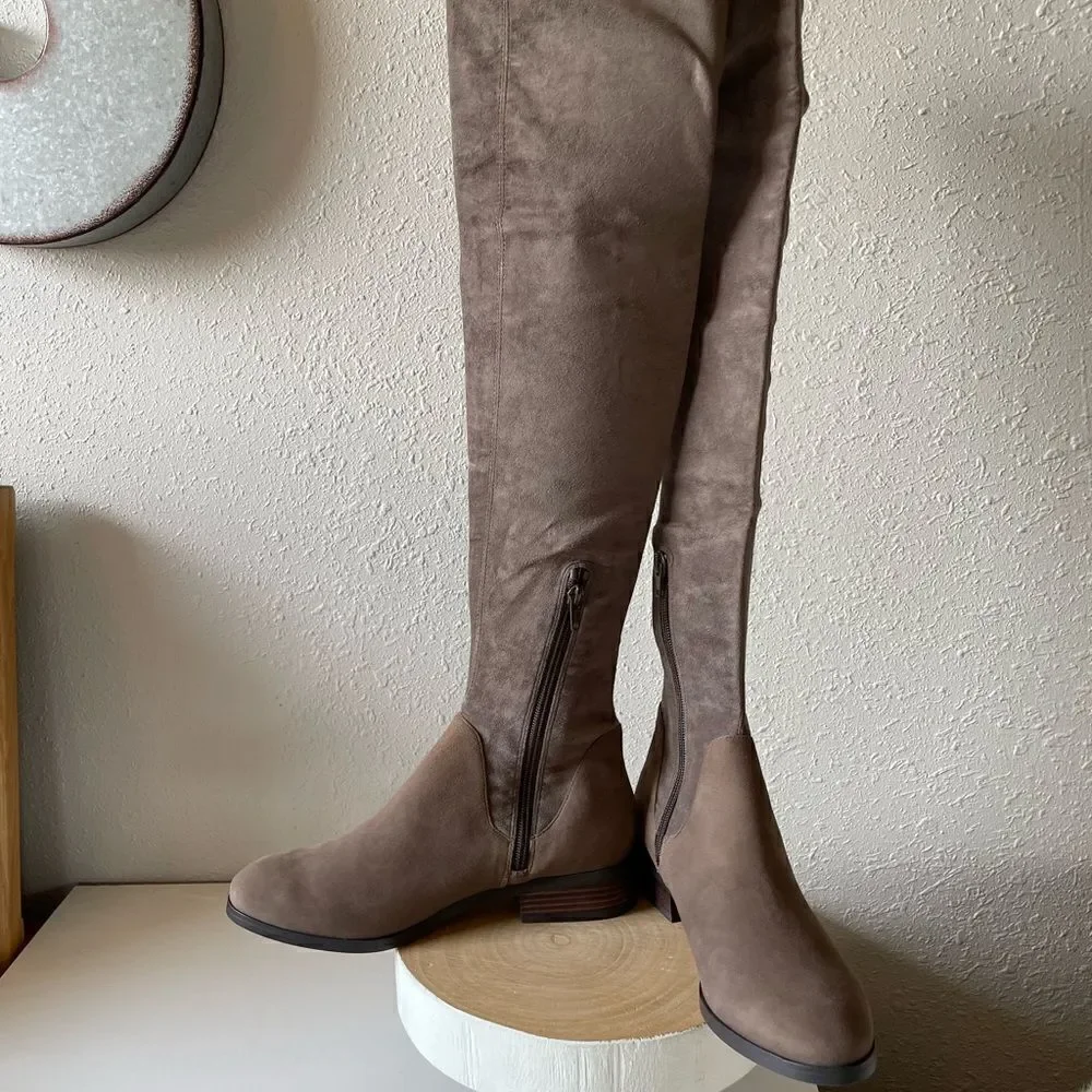 NIB Soul Society Mushroom Brown Ravena Knee Boots Size 8M